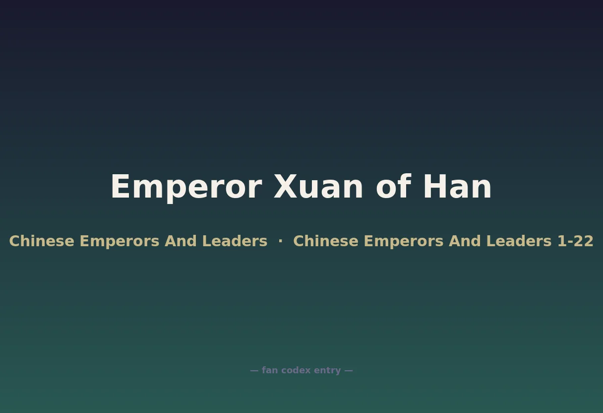 Emperor Xuan of Han